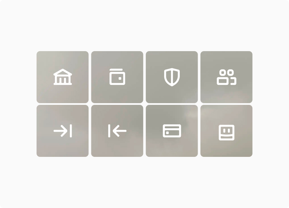 Grid of Natural product capabilities available to platform customers